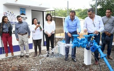 INVIERTE GOBIERNO DE CUAUHTÉMOC BLANCO MÁS DE 153 MILLONES DE PESOS EN ACCIONES DE AGUA POTABLE